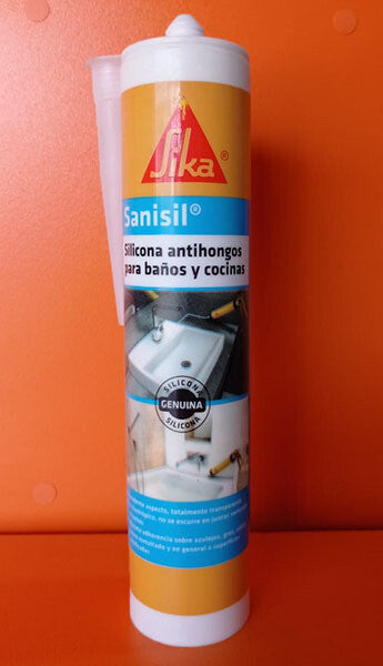Silicona con fungicidas para baños y cocinas Sanisil®, SIKA PERÚ S.A.C.