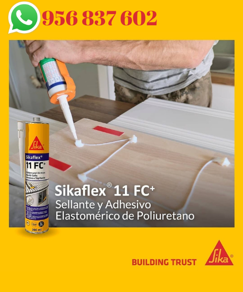 Adhesivo y Sellante para juntas, Sikaflex-11FC Plus Blanco x 600
