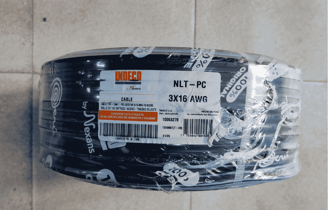 cable vulcanizado 3x16 indeco precio