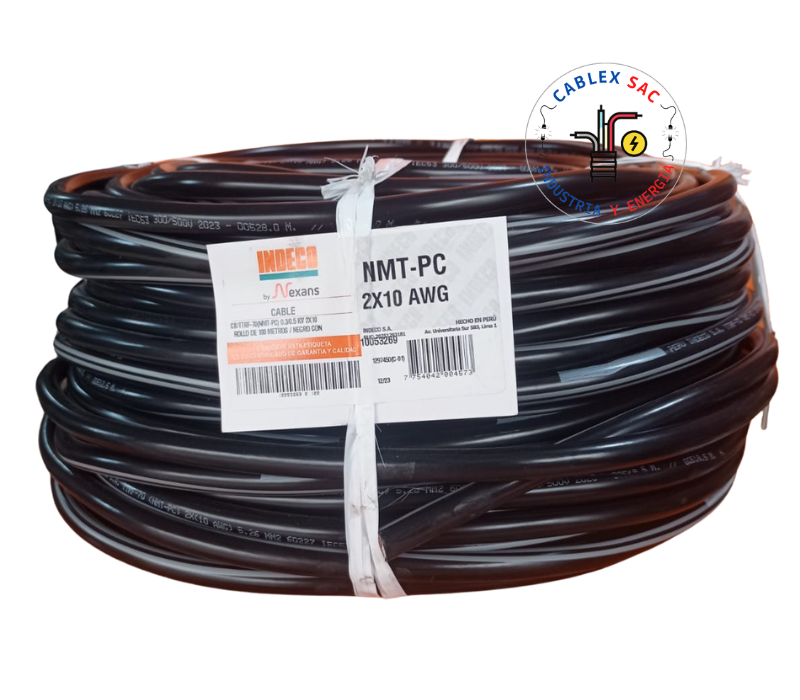 vulcanizado 2x10 awg indeco peru