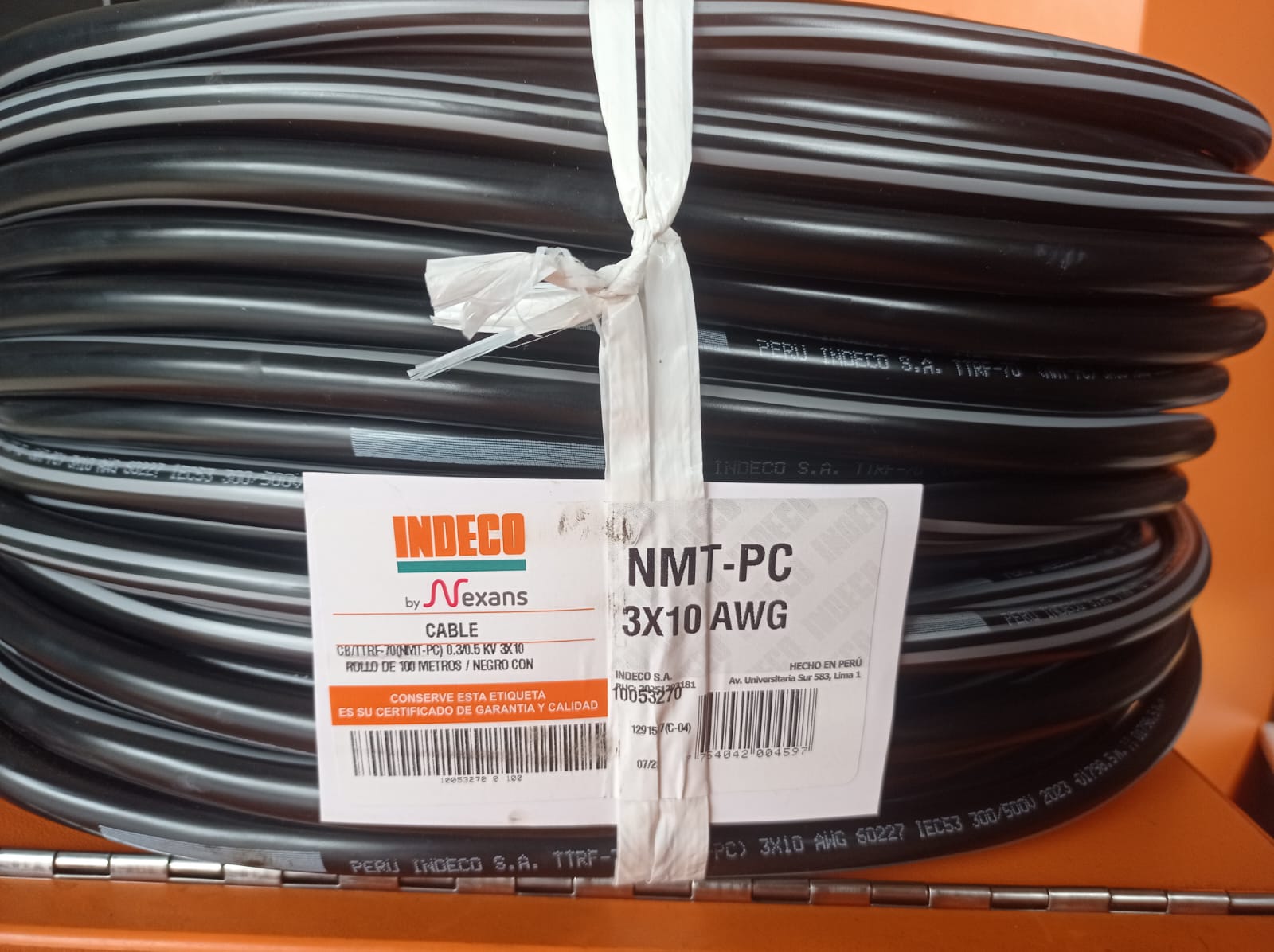 cable vulcanizado 3x10 sodimac