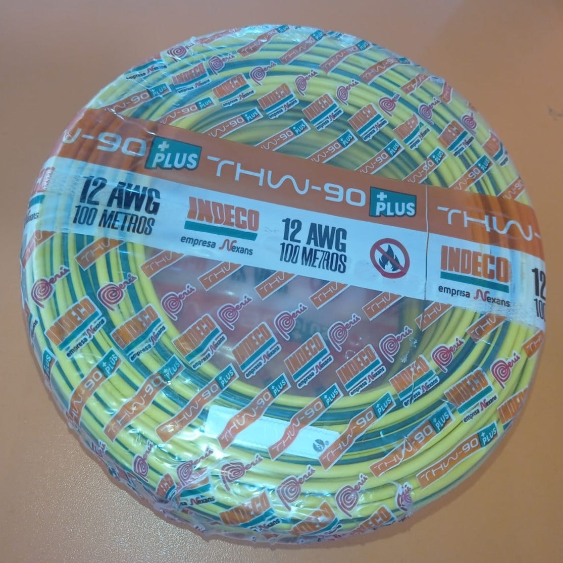 cable thw 12 verde amarillo