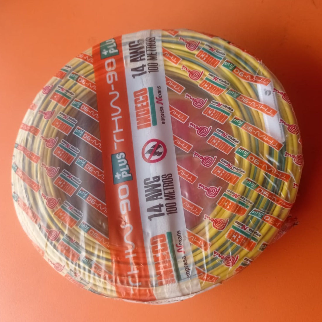 cable thw 14 verde amarillo