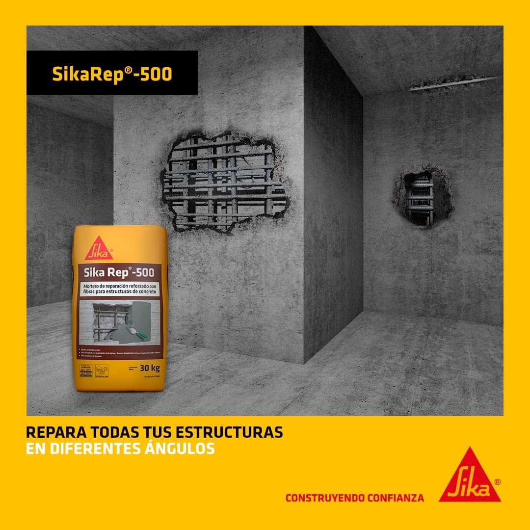sika rep 500 mortero de reparacion
