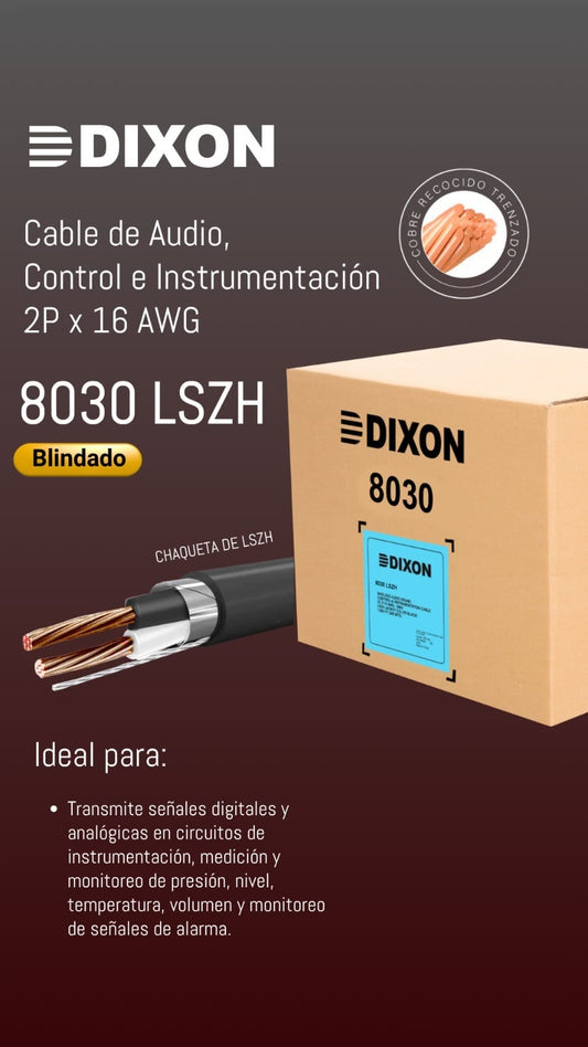 cable de audio instrumentacion y control dixon