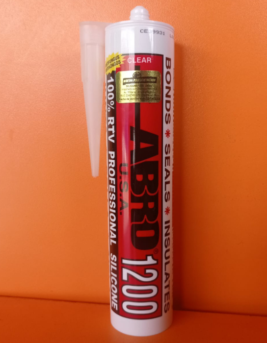 silicona transparente abro 1200