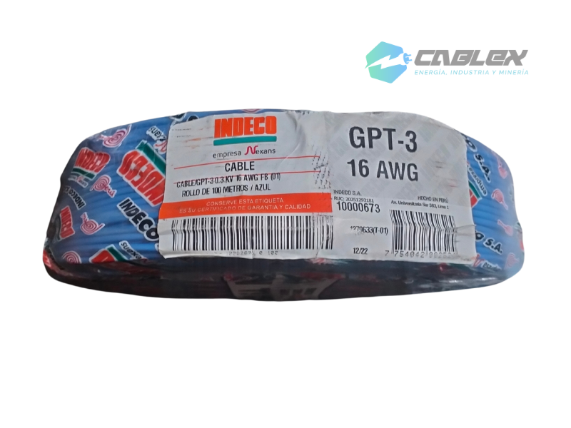 comprar cable gpt 16 azul