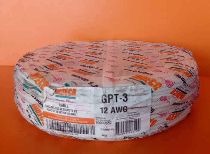 cable gpt 12 blanco
