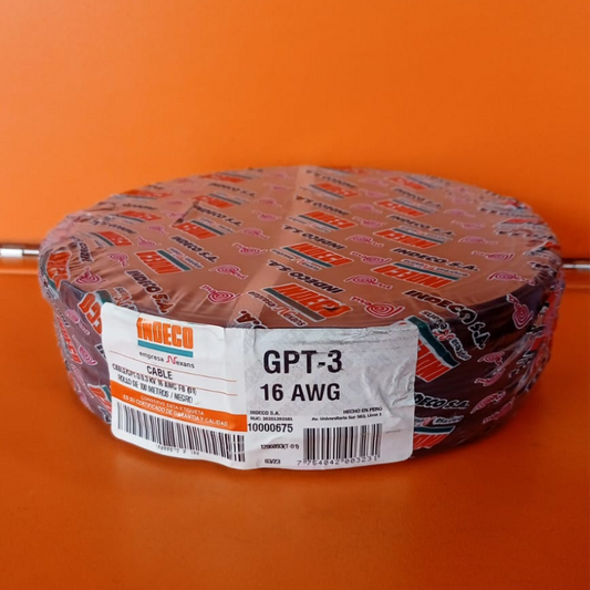 cable gpt 16 negro indeco precio