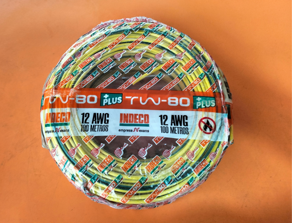 cable tw 12 verde amarillo