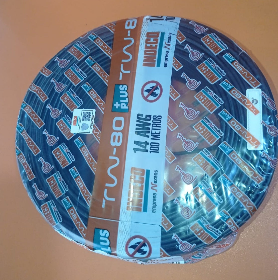 cable tw 14 indeco negro