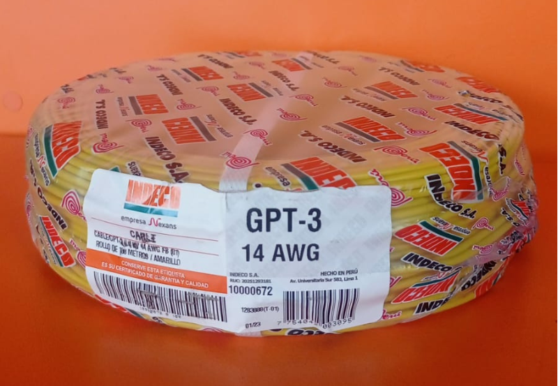 cable gpt 14 amarillo indeco