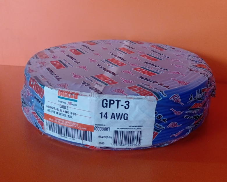 comprar cable gpt 14 azul