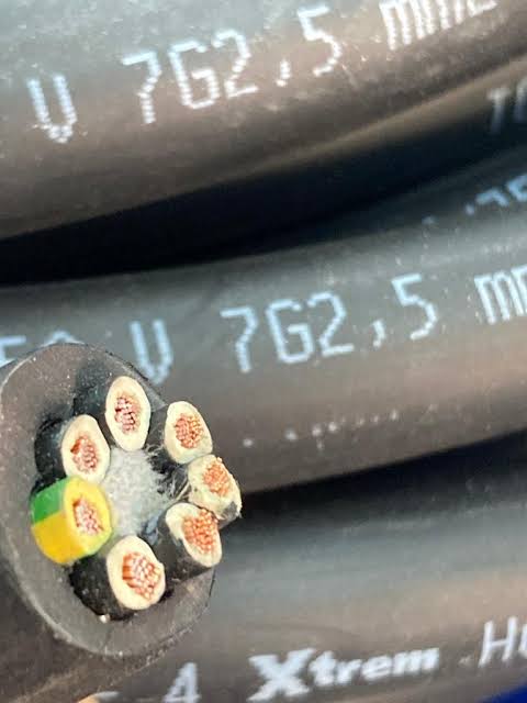 cable h07rnf 7g2.5