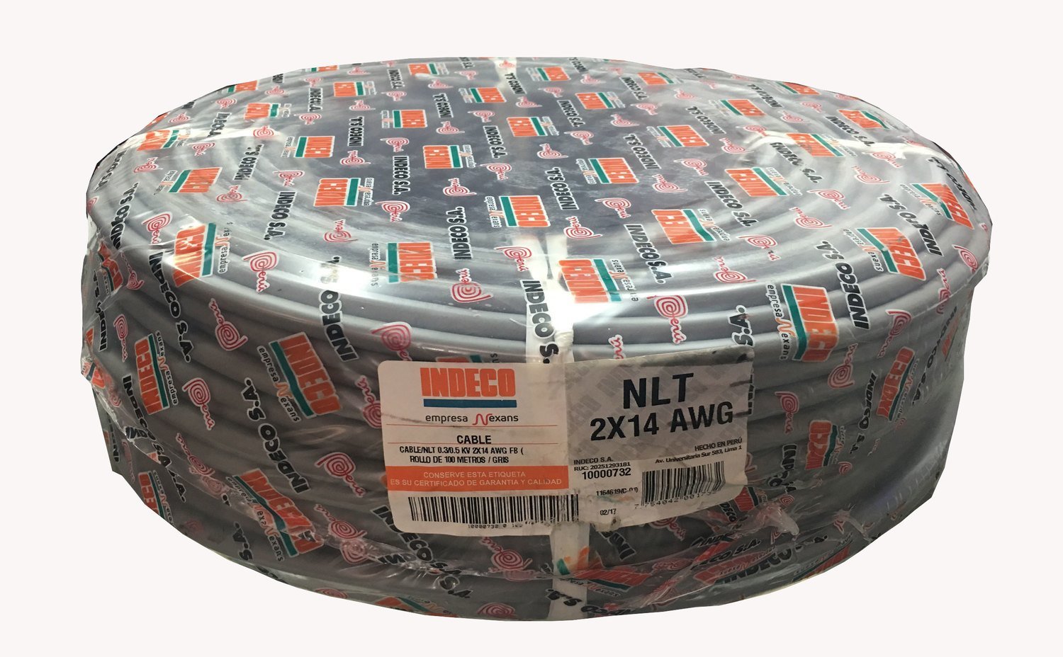 cable vulcanizado 2x14