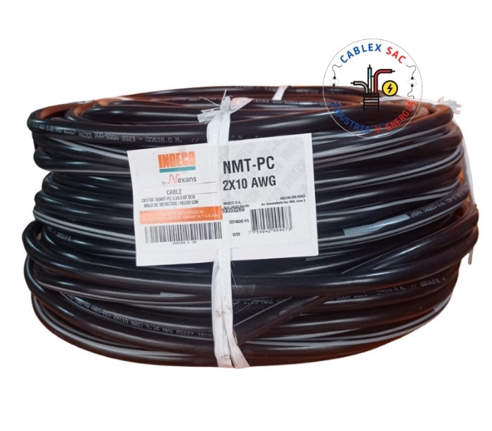 cable vulcanizado 2x10 awg