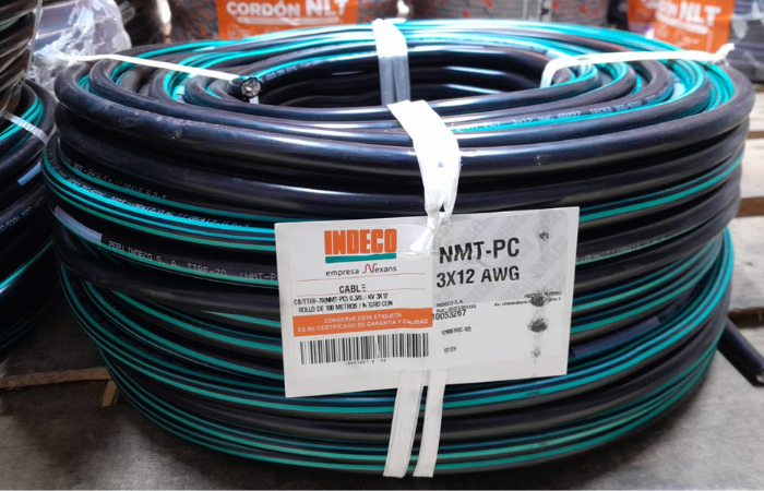 cable vulcanizado indeco negro